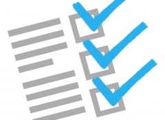 vector image of checklist