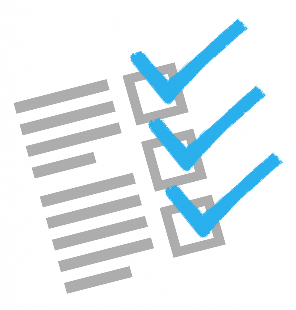 vector image of checklist